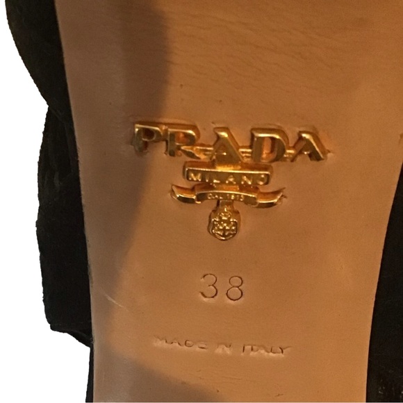 Prada black suede cage stiletto sandal, size 38 ❣️HOST PIC❣️ - Picture 5 of 9